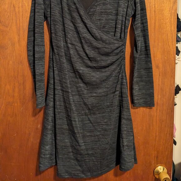 Prana Nadia Faux Wrap Long Sleeve Dress (size M) - Picture 4 of 6